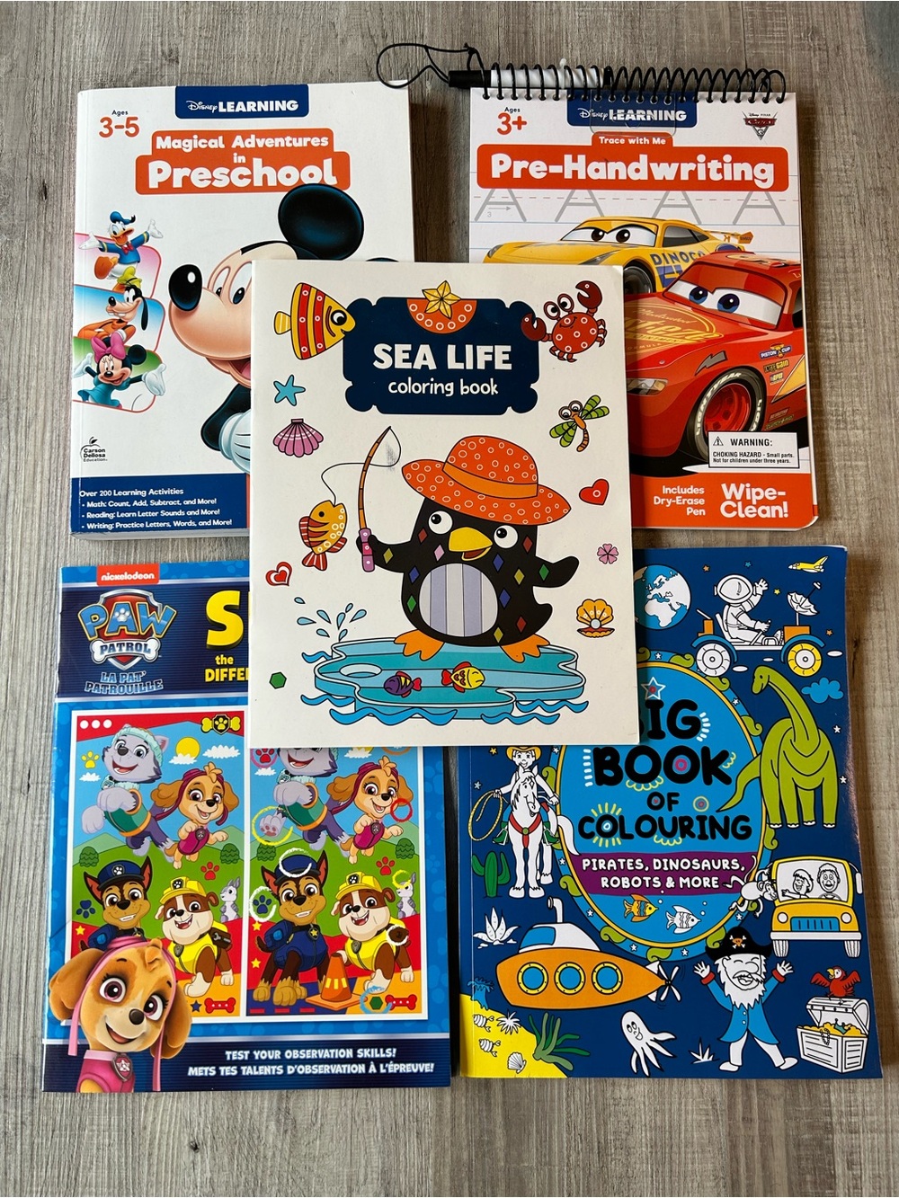 0128. Kids Activity Book Lot • 5 Books